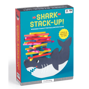 Mudpuppy Shark Stack Up Wooden Balancing Game