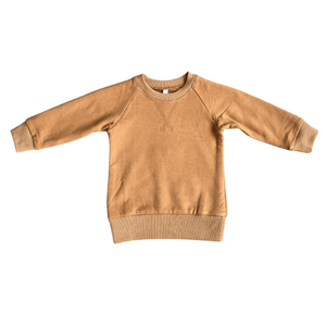 Babysprouts Fleece Sweatshirt & Slim Harems Set - Toffee