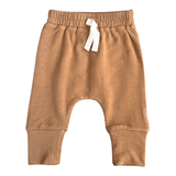 Babysprouts Fleece Sweatshirt & Slim Harems Set - Toffee