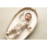 Coccoli Modal Zipper Footie - Farm on Beige