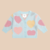 HUXBABY Sweetheart Boxy Cardi - Multi