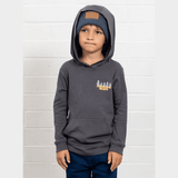 Tiny Whales Adventure Awaits Hooded L/S Tee