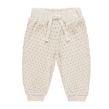 Quincy Mae Velour Relaxed Sweatshirt & Sweatpant Set - Polka Dot