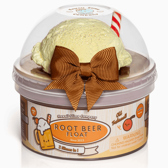 Kawaii Slime Company Root Beer Float 2 Slimes in 1