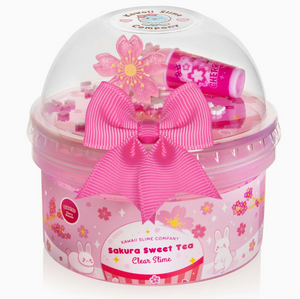 Kawaii Slime Company Sakura Sweet Tea Clear Slime