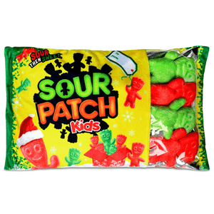 Iscream Christmas Sour Patch Kids Packaging Plush