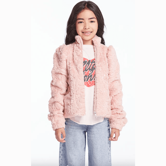 Chaser Puff Sleeve Jacket - Pinky