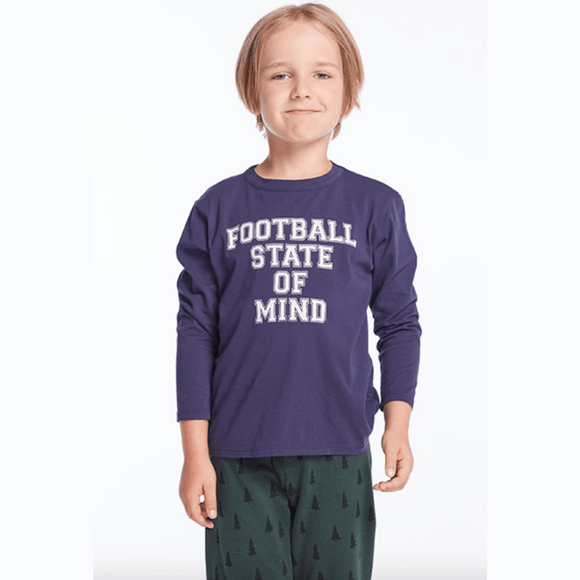 Chaser L/S Football Mind - Avalon