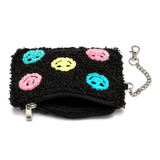 Living Royal Black Smile Key Chain Pouch
