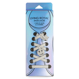 Living Royal Silver Shoe Laces & Charm Set