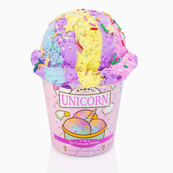 Kawaii Slime Company Unicorn Scented Ice Cream Slime Pint