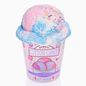 Kawaii Slime Company Cotton Candy Scented Ice Cream Slime Pint