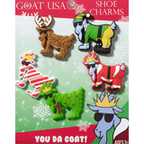 GOAT USA 5 Pack Shoe Charms - Christmas