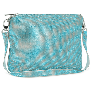 Iscream Aquamarine Crystal Crossbody Bag