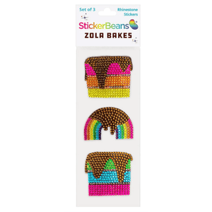 Sticker Beans - Zola Bakes Set of 3