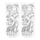 Living Royal Zoo Coloring Socks