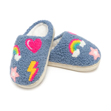 Living Royal Kids Denim Patch Slippers