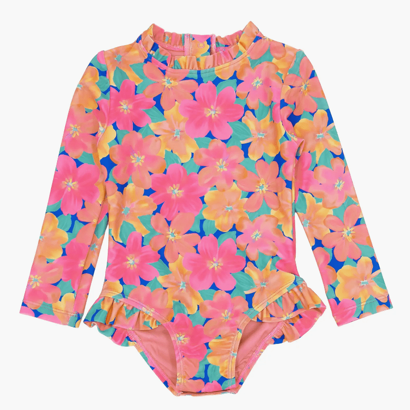 Feather 4 Arrow Baby Girl Frill Chaser One-Piece Rashguard