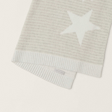 Barefoot Dreams Cozy Chic Star Stroller Blanket 30" x 40"- Gray