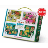 Crocodile Creek 4 Puzzles (Playful Pets)