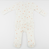 Oh Baby! Twinkle Mini Daisies Zip Footie w/ Ruffles