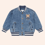 Huxbaby Dreamy Denim Bomber Jacket
