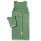Bella Tunno Hooded Towel & Wash Mitt (Seafoam)