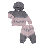 Paige Lauren Eco-Thermal Dip Dye Hoodie & Pant (Rose)