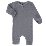 Paige Lauren Garment Dyed Eco-Thermal Romper (Gray)