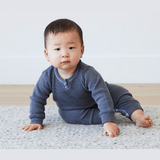 Paige Lauren Garment Dyed Eco-Thermal Romper (Gray)