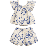 Play Up Floral Print Top and Shorts