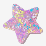 Petite Hailey Spangled Star Clip (Rainbow)