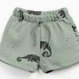 Play Up Black Jersey T-shirt and Printed Fleece Shorts