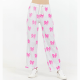 Vintage Havana All Over Bow Print Thermal Top and Pant