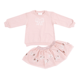 Angel Dear Bows Sweatshirt & Bows Tutu Skirt