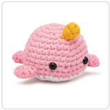 Woobles Bjorn the Pink Narwhal Crochet Kit