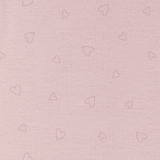 Coton PomPom Footie - Drawing Hearts (Vintage Rose)