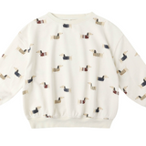 Rylee & Cru Relaxed Sweatshirt/Pants Set - Dachshund