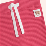 Huxbaby Cherry Pie Puff Sleeve Top & Rib Leggings