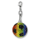 StickerBeans  Rainbow Soccer Ball Charm