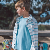 Feather 4 Arrow Sundown Stripe Flannel