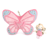 Mon Ami Butterfly Tooth Fairy Pillow and Doll Set