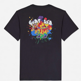 GOAT USA COLORBURST T-Shirt: Black