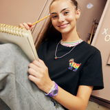 GOAT USA COLORBURST T-Shirt: Black