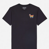 GOAT USA COLORBURST T-Shirt: Black