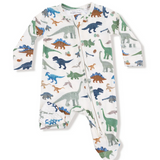 Angel Dear 2 Way Zipper Footie (Washy Dinos)
