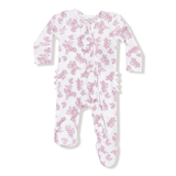 Angel Dear 2 Way Ruffle Zipper Footie (Countryside Coreopsis)