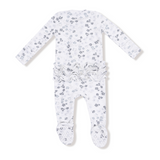 Angel Dear 2 Way Ruffle Zipper Footie (Caroline's Calico)