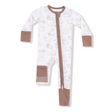 Angel Dear 2 Way Zipper Footie (Neutral Pups)