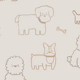 Angel Dear 2 Way Zipper Footie (Neutral Pups)